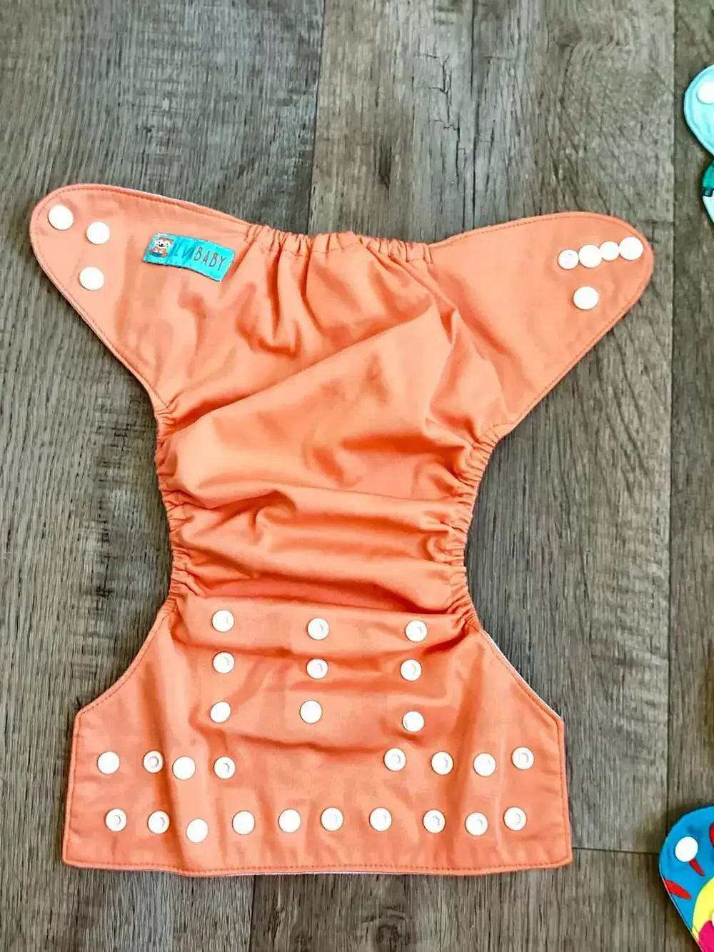 AlvaBaby One Size Adjustable Reusable Pocket Cloth Diapers, Set of 7